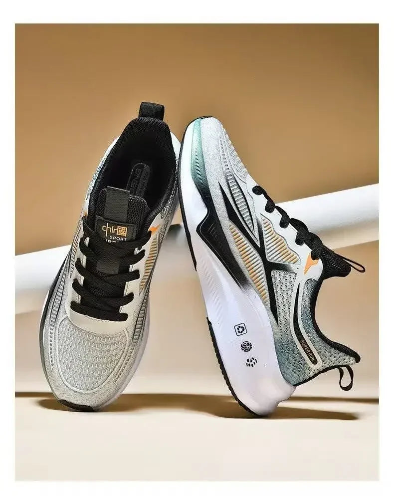 Men’s Lightweight Running & Walking Sneakers – Breathable Lace-Up